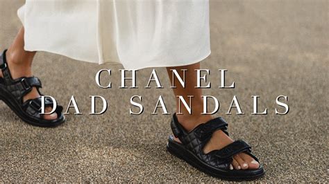 chanel dad sandals size chart